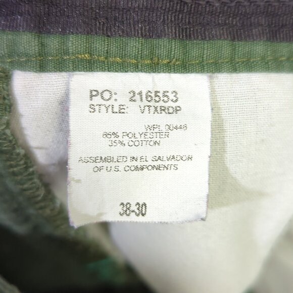 Vertx Pants Men's 38x30 Fits 35x29 Green Ripstop Cargo Outdoor Hiking Camp Flaws - Picture 12 of 16